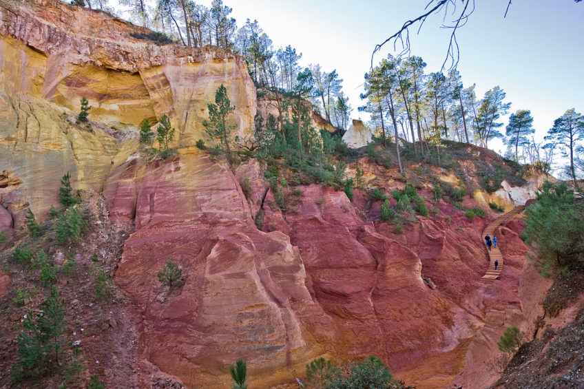 les ocres dans le Roussillon
