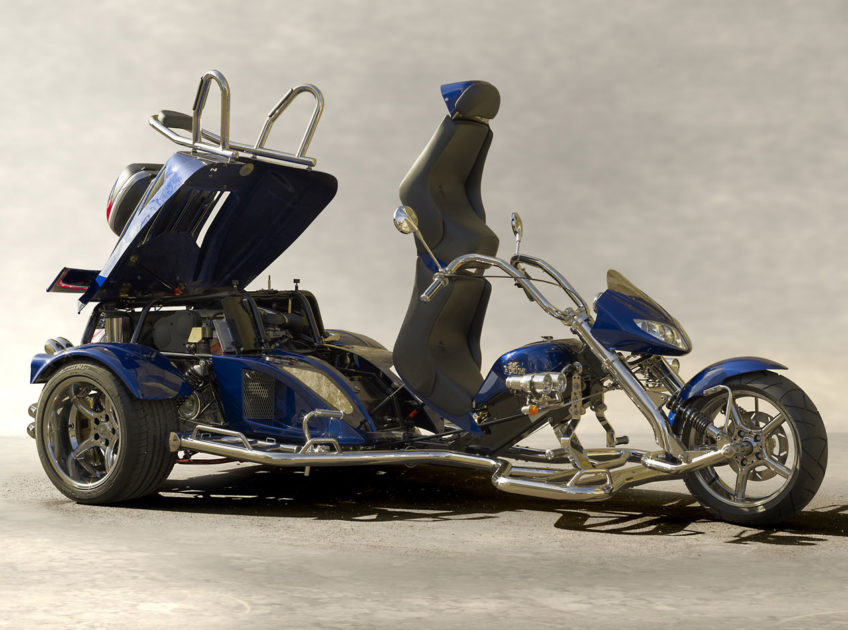 Fighter X11 ouverture arrière bleu ultime