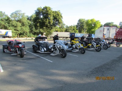 Trikes garé