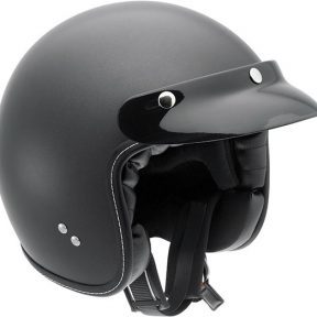 casque jet held noir matt