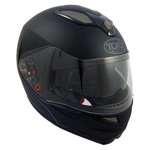 Casque noir mat modulable