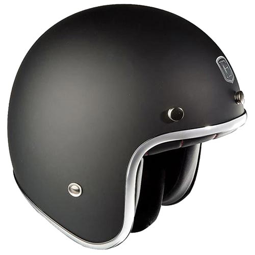Casque trike jet noir mat
