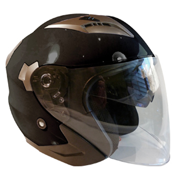 casque jet blanc