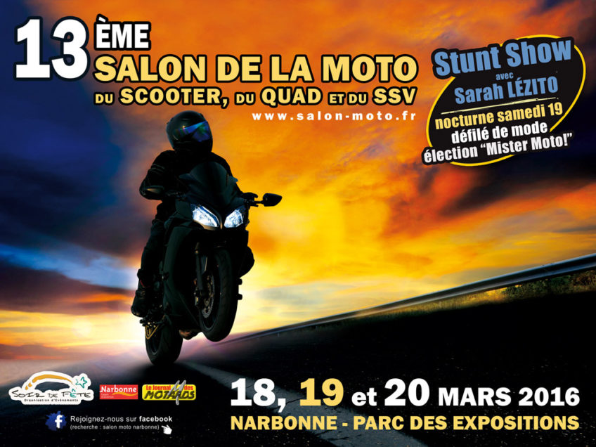 Affiche salon du 2 roues 2016