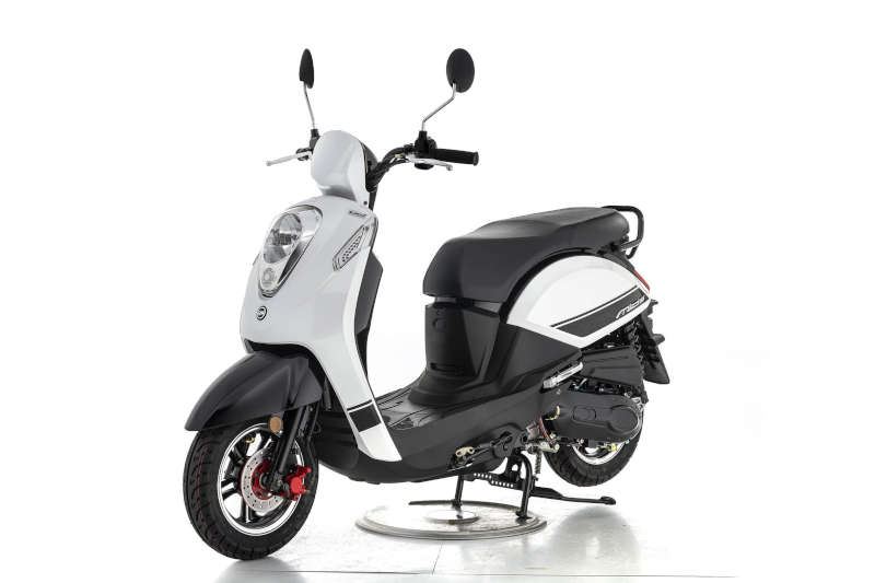 Scooter sym 50 blanc