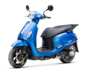 sym scooter fiddle IV E5 bleu