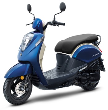 scooter sym mio 50 Bleu