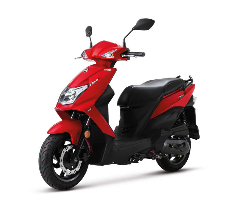 Scooter 50 sym rouge design