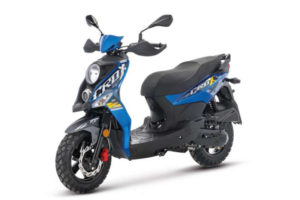 Scooter 50 bleu