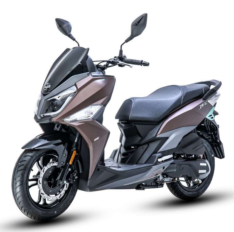 scooter jet 14 50 sym marron