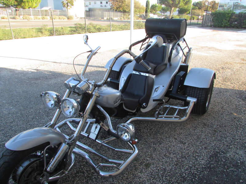 trike low rider gris