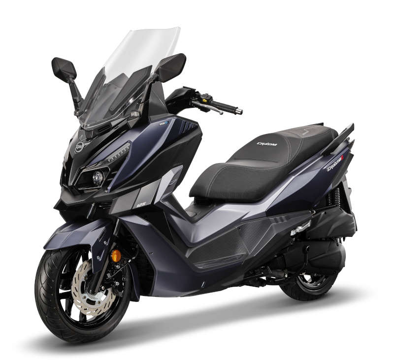 cruisym 125 euro5 bleu gris