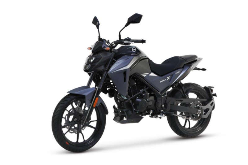 moto sym 125 noir gris