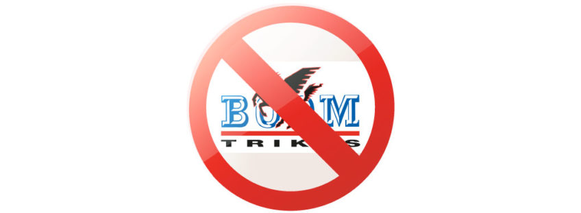 Boom trike fermeture