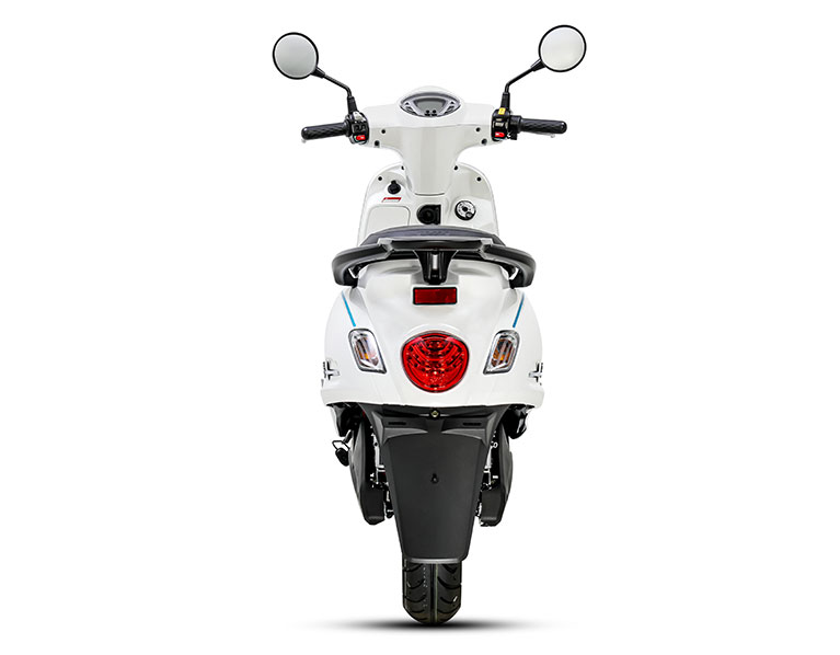 scooter électrique avec support top case