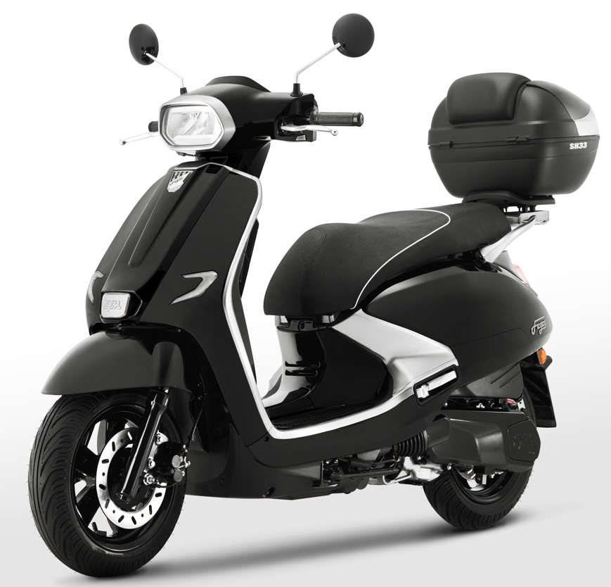 sym scooter urbain noir